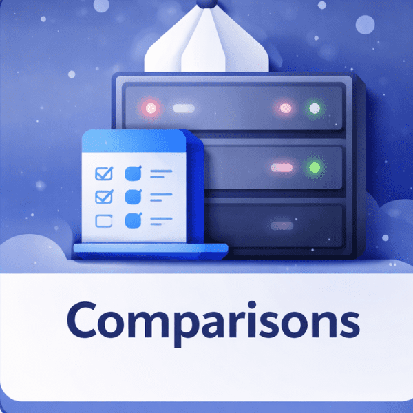 Hosting and software comparisons category icon