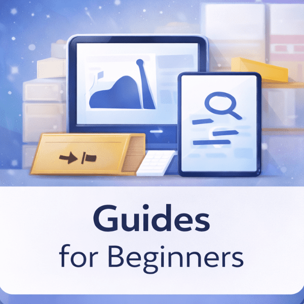 Beginner guides category icon with step-by-step resources